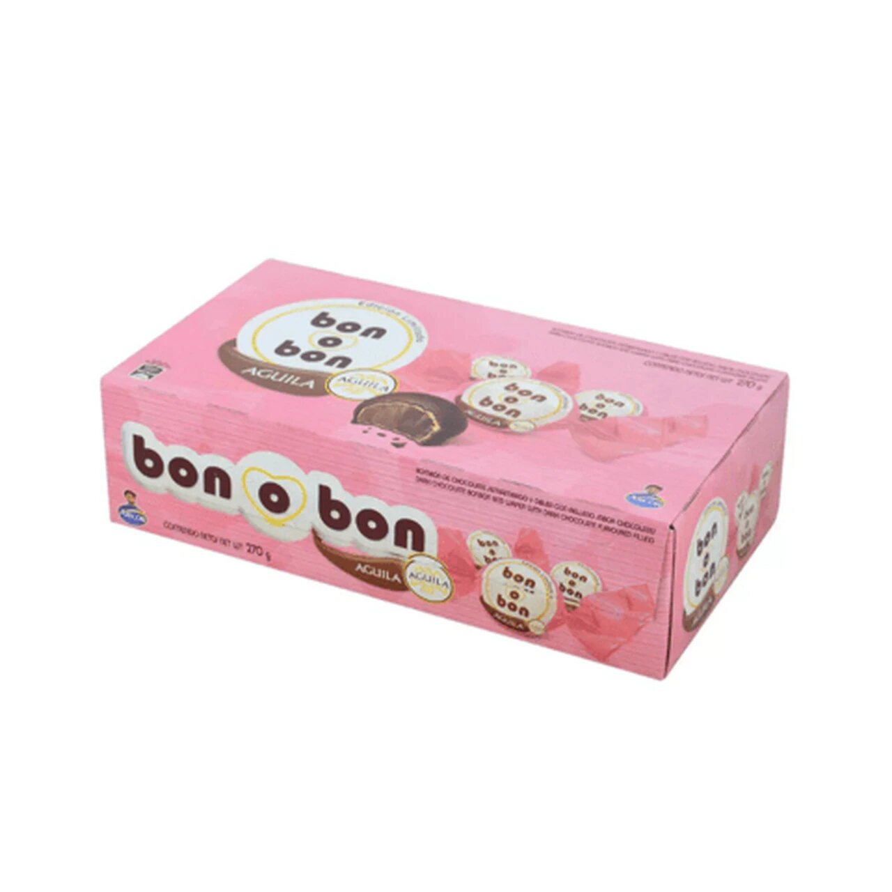 Bon O Bon Chocolate Coated Bite Filled With Aguila Chocolate 270g / 9.5 oz.