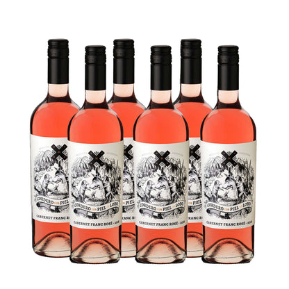 Cordero con Piel de Lobo Rosé 750 ml (box of 6 bottles).