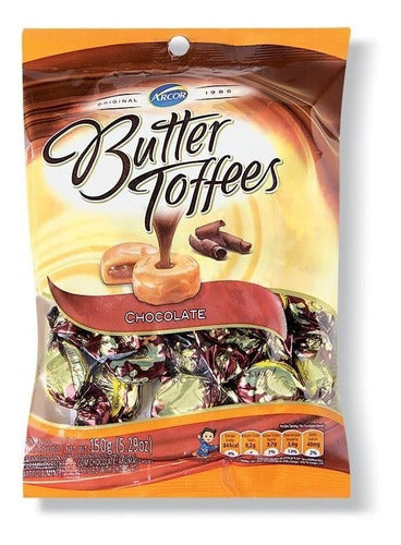 Arcor Butter Toffes Candies Caramel Flavour Chocolate 822g.