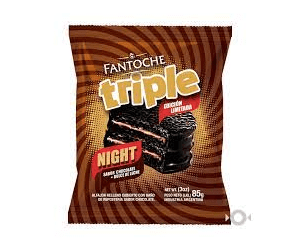 Alfajor "Fantoche" Night Negro con Dulce de Leche 1u 85g / 0.18lb.
