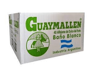 Alfajor "Guaymallen" White with Membrillo Fruta Quince Jelly Box 40u 38 g / 0.08lb.
