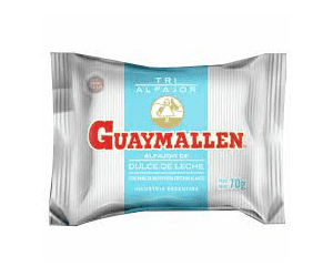 Alfajor "Guaymallen" Triple White Chocolate with Dulce de Leche 1u 70g / 0.15lb.