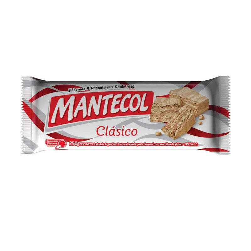 Mantecol Classic Flavor Semi-Soft Peanut Butter Nougat 250 g / 8.82 oz.