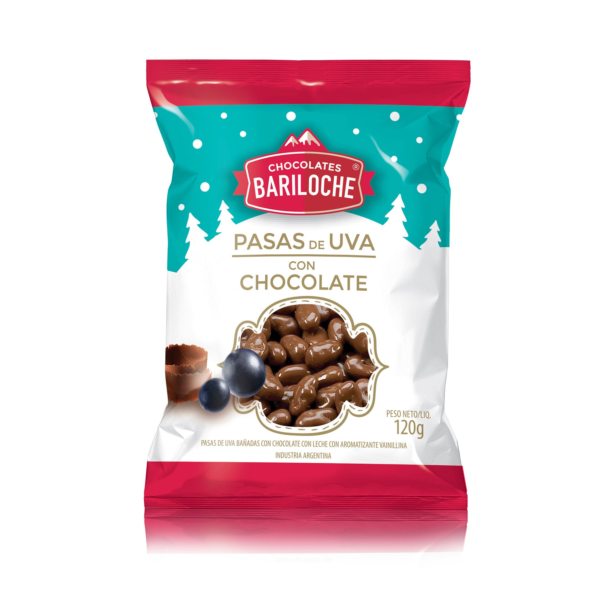 Bariloche Classic Milk Chocolate-Covered Raisins 120 g / 4.23 oz.