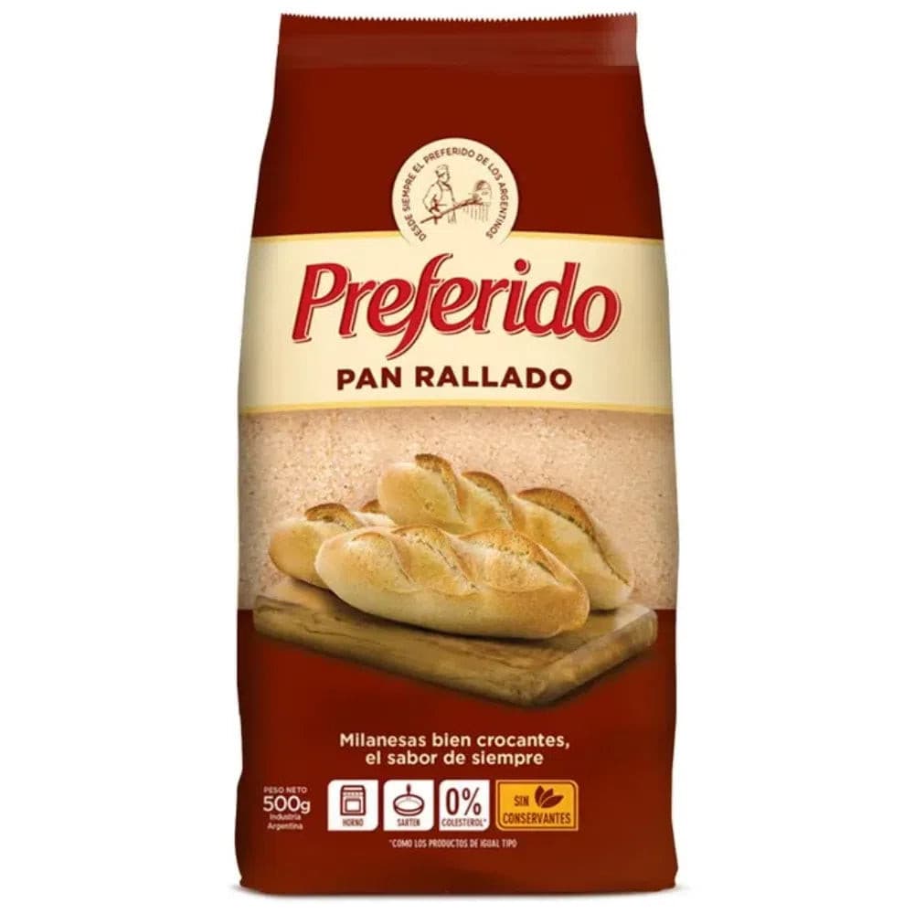 Pan Rallado "Preferido" 500g.