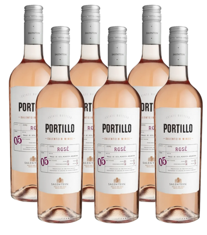 Portillo Rose Malbec 750 ml (box of 6 bottles).