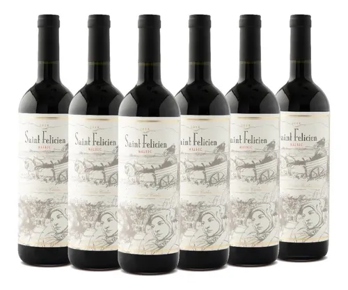 Saint Felicien Malbec 750 ml (6 Bottles).