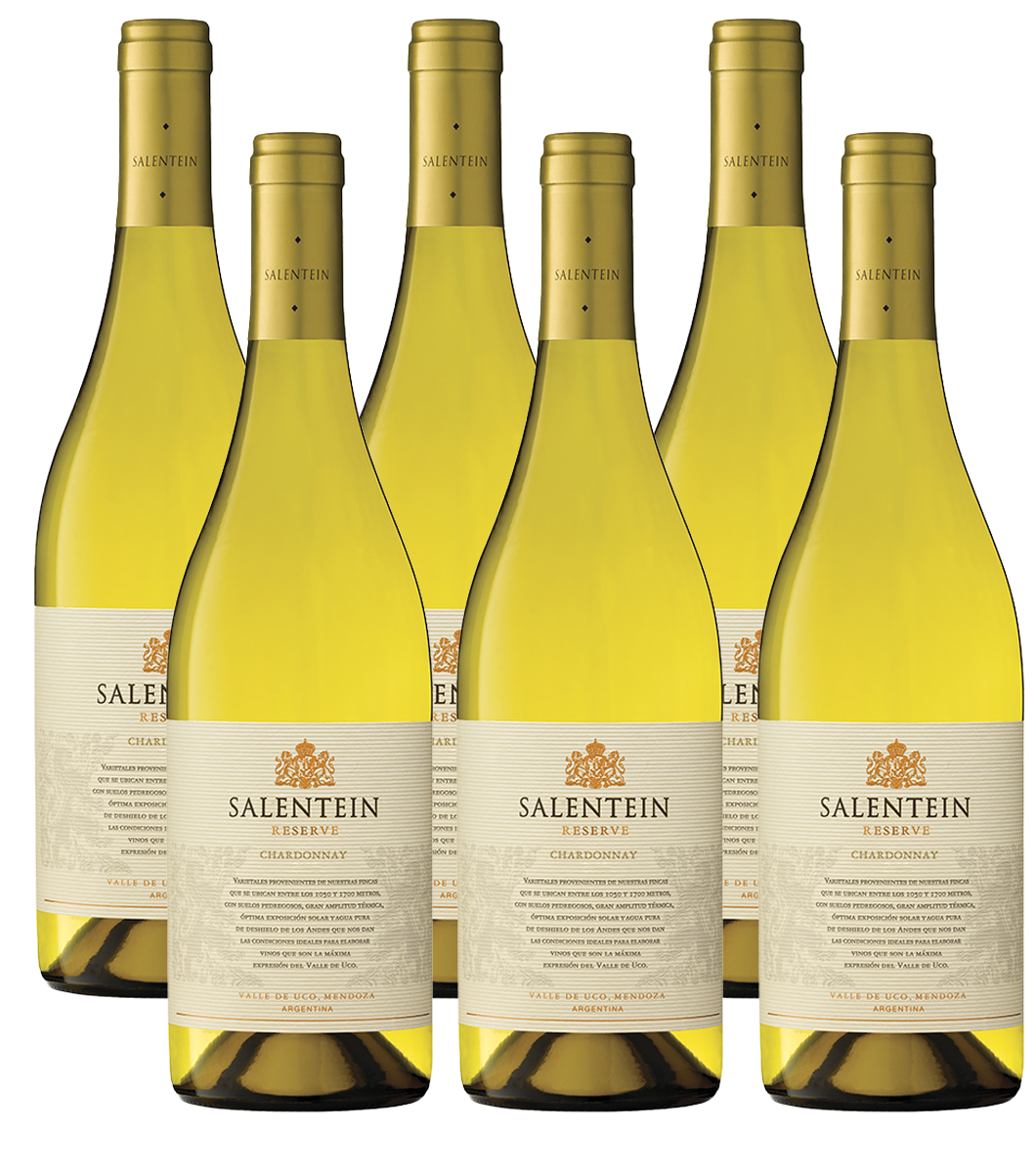 Salentein Reserve Chardonnay 750 ml (6 Bottles).