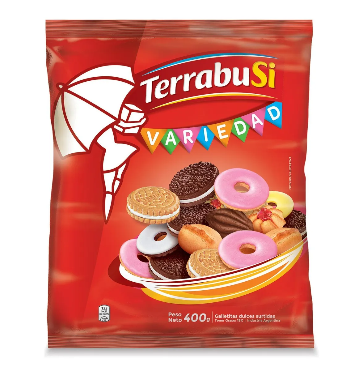 Galletitas "Terrabusi" Variedad 390g.