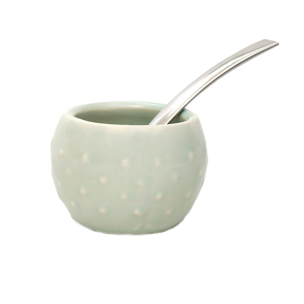 Mate & Co Premium Mate Set - Chai with Green Ceramic Mate