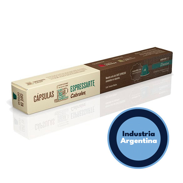 Cabrales Espressarte Deciso Coffee Capsules 55g.