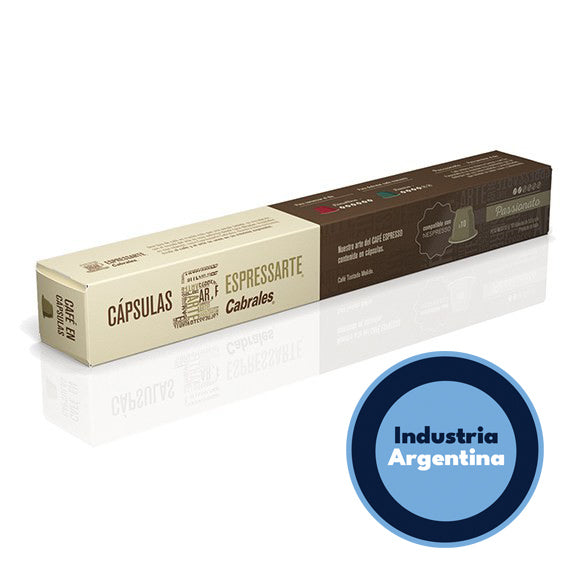 Cabrales Espressarte Passionato Coffee Capsules 55g.