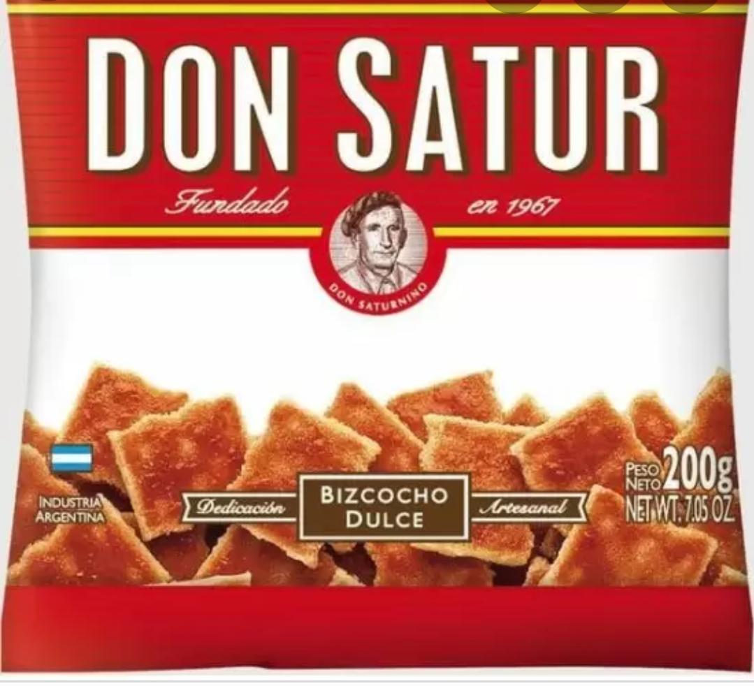 Don Satur Classic Sweet Biscuits Bizcochos Dulces 200g.