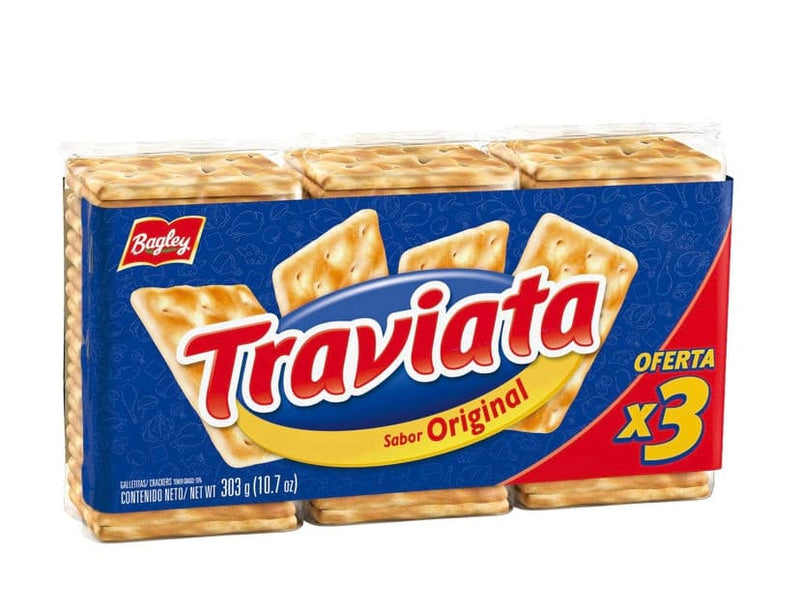 Traviata Water Biscuits Classic Galletitas 300 g / 10.6 oz.