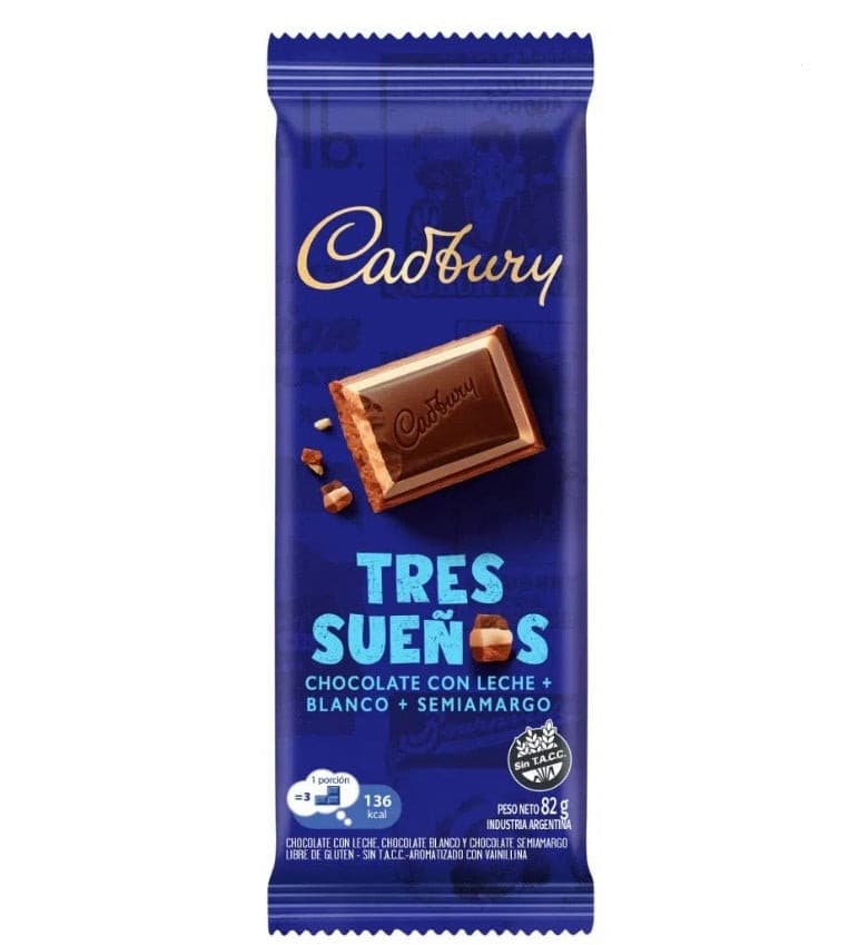 Chocolate Cadbury Three Dreams 82g.