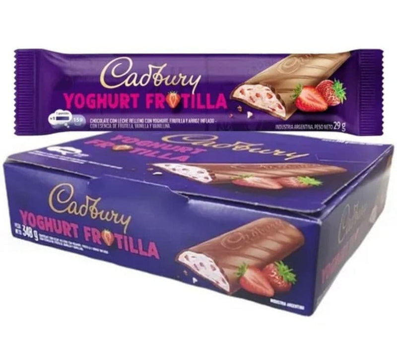 Chocolate Cadbury Yoghurt Strawberry Box 12 U.