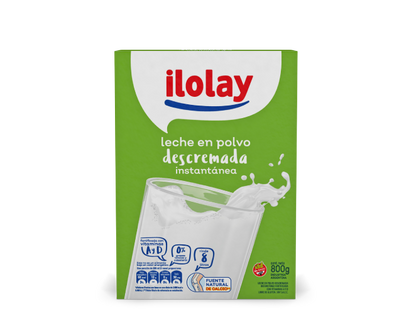 Instant Powdered Skimmed Milk "Ilolay".