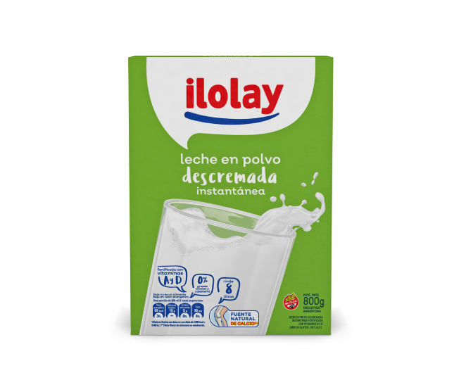 Instant Powdered Skimmed Milk "Ilolay".