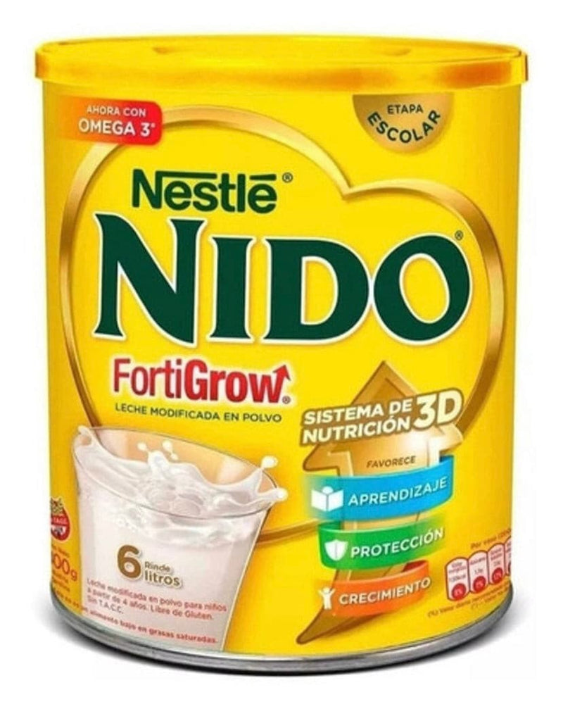 Nestlé Nido Forti Grow Milk Powder Specially Formulated Fortified with Iron, Zinc, Selenium, Vitamins A, C & D Easy To Prepare - Over 4 Years, 800 g / 28.2 oz.