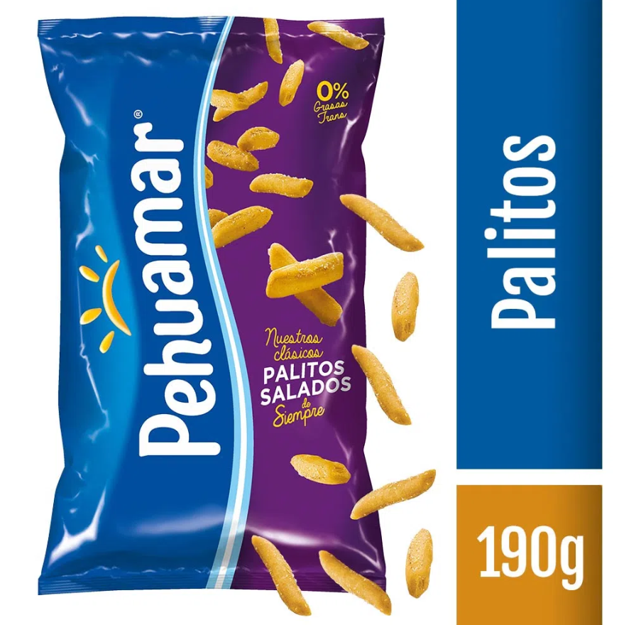 Snack Pehuamar 190g/0.41Lb.