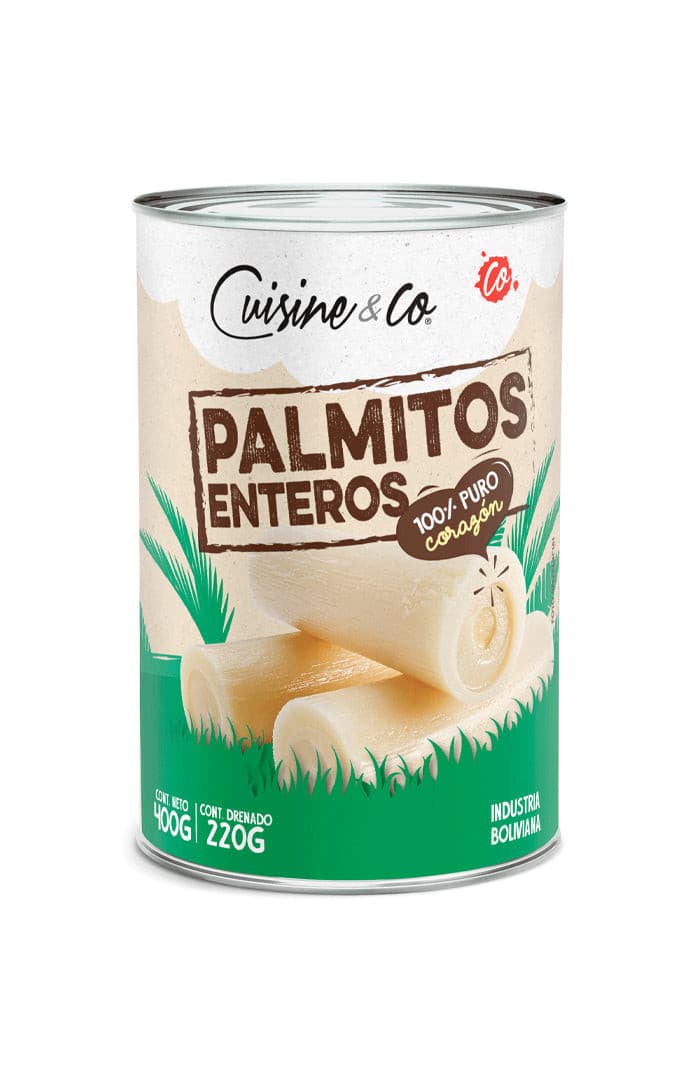 Palmitos Enteros 220 Gr Cuisine & Co.