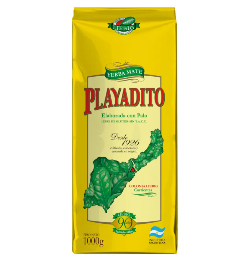 Playadito Yerba Mate Traditional Con Palo from Colonia Liebig