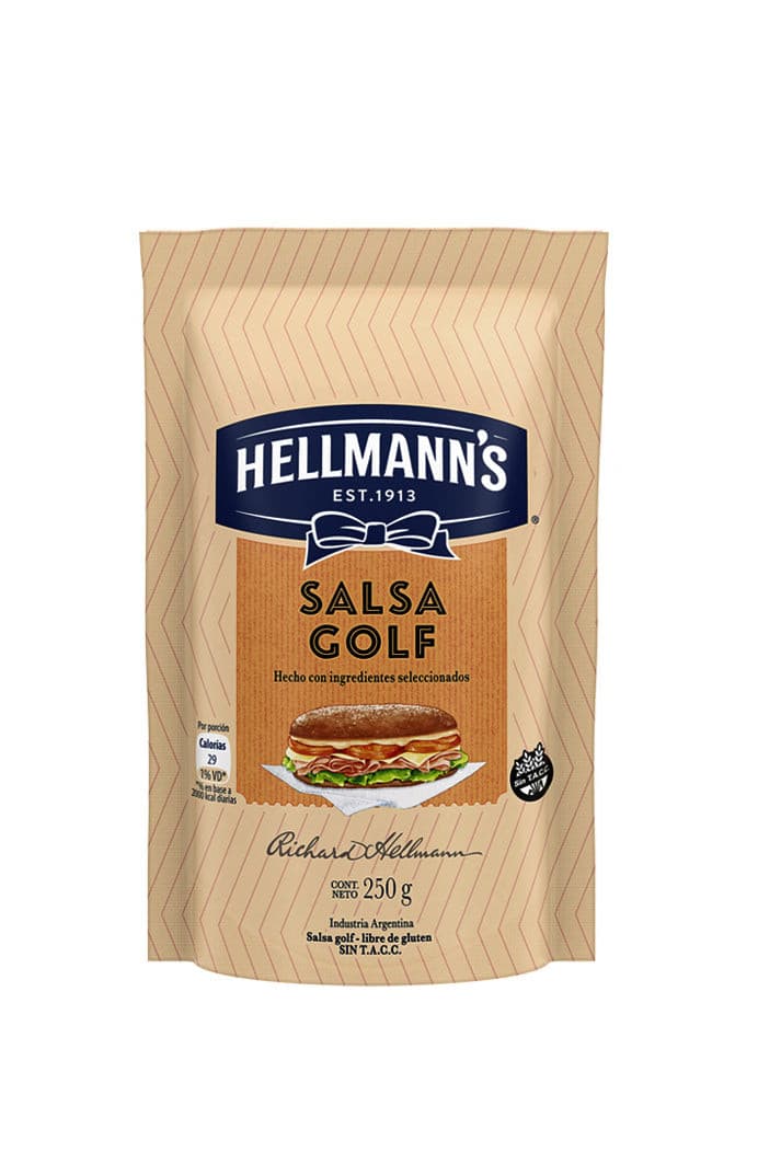 Salsa Golf Hellmanns Sin Tacc X250gr.