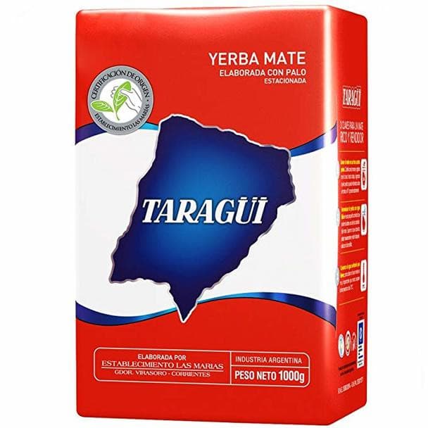 Taragüi Yerba Mate Classic Flavour (with Stems) from Las Marías 1 kg / 2.2 lb.